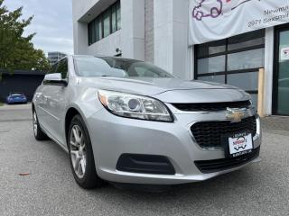 <p>2015 Chevrolet Malibu 4dr Sdn LT w/1LT<br /><br />Call Raymond at 778-922-2060, Available 24/7<br /><br />LOW KM!<br />SERVICE HISTORY!<br /><br />Trade ins are welcome, bank financing options are available.<br /><br />Fast approvals and 99% acceptance rates (for all credit)<br />We also deal with poor credit, no credit, recent bankruptcy, or other financial hurdles, may now be approved.<br /><br />Disclaimer: Price does not include documentation fees $499, taxes, and insurance. Please contact for further details. (Dealer Code: D50314)</p>