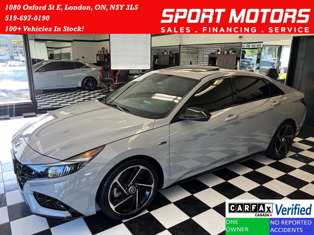 2023 Hyundai Elantra N LINE ULTIMATE DCT+Adaptive Cruise+CLEAN CARFAX Photo77