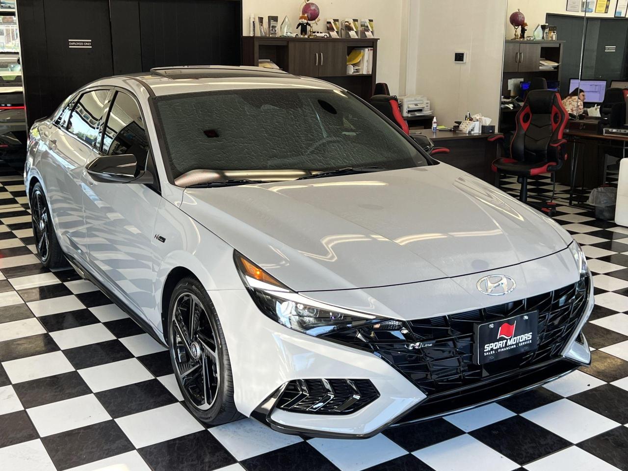 2023 Hyundai Elantra N LINE ULTIMATE DCT+Adaptive Cruise+CLEAN CARFAX - Photo #5