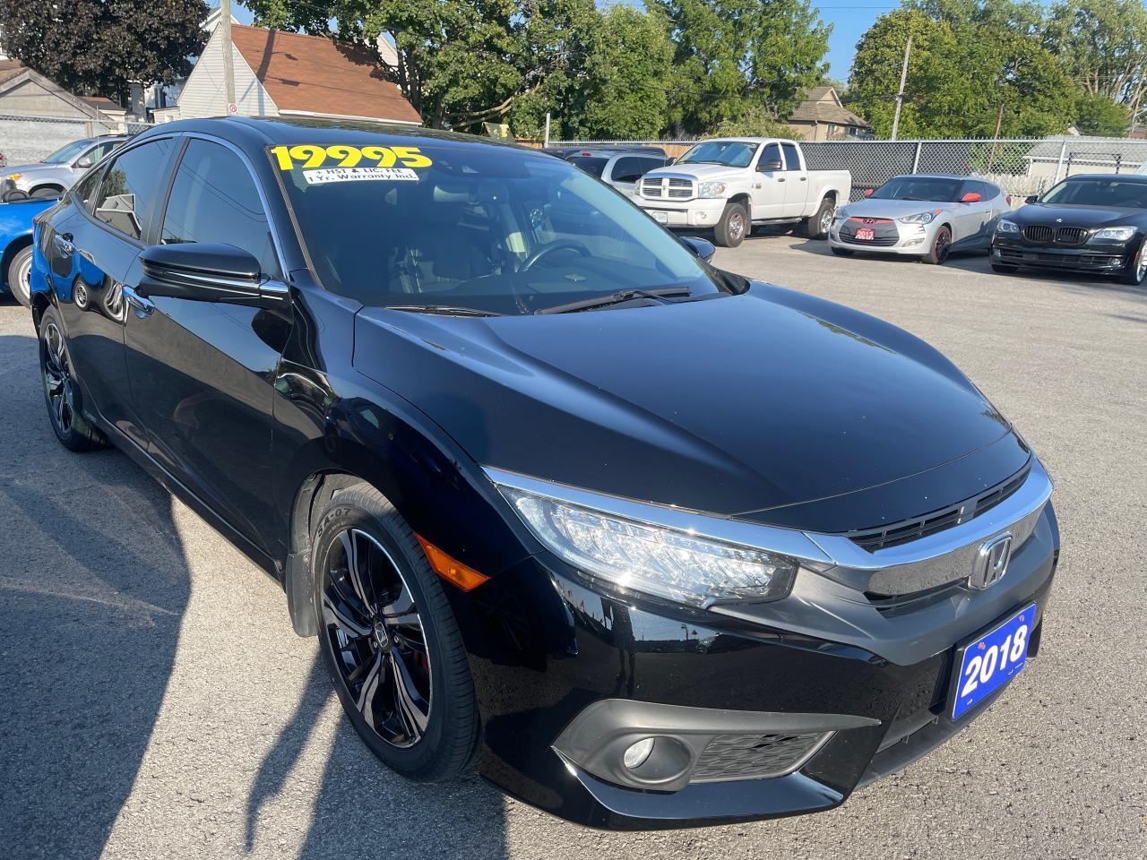 2018 Honda Civic Touring, Leather, Navigation, sunroof,