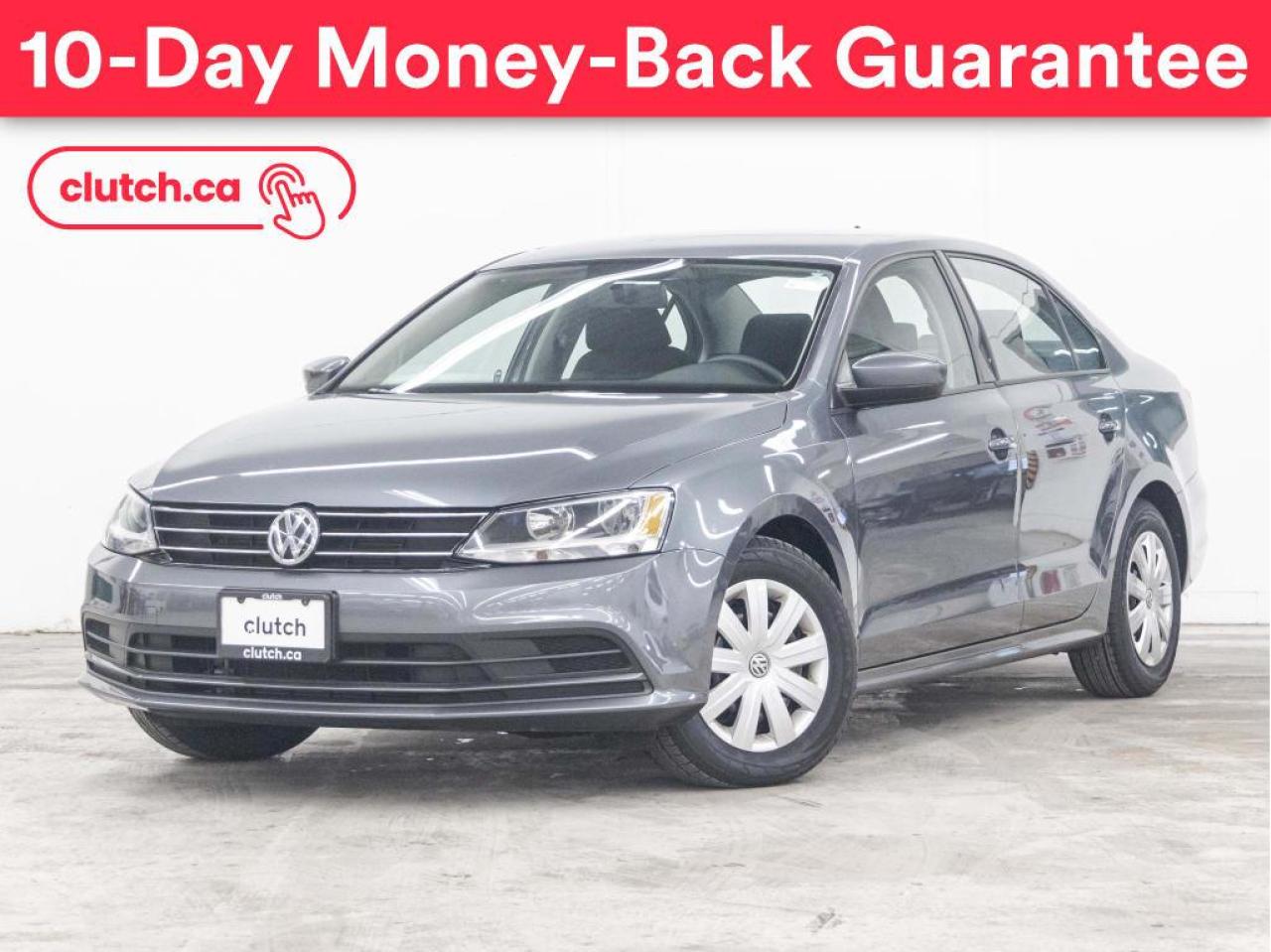 Used 2017 Volkswagen Jetta Sedan Trendline+ w/ Connectivity Pkg w/ Apple CarPlay & Android Auto, Cruise Control, A/C for sale in Toronto, ON
