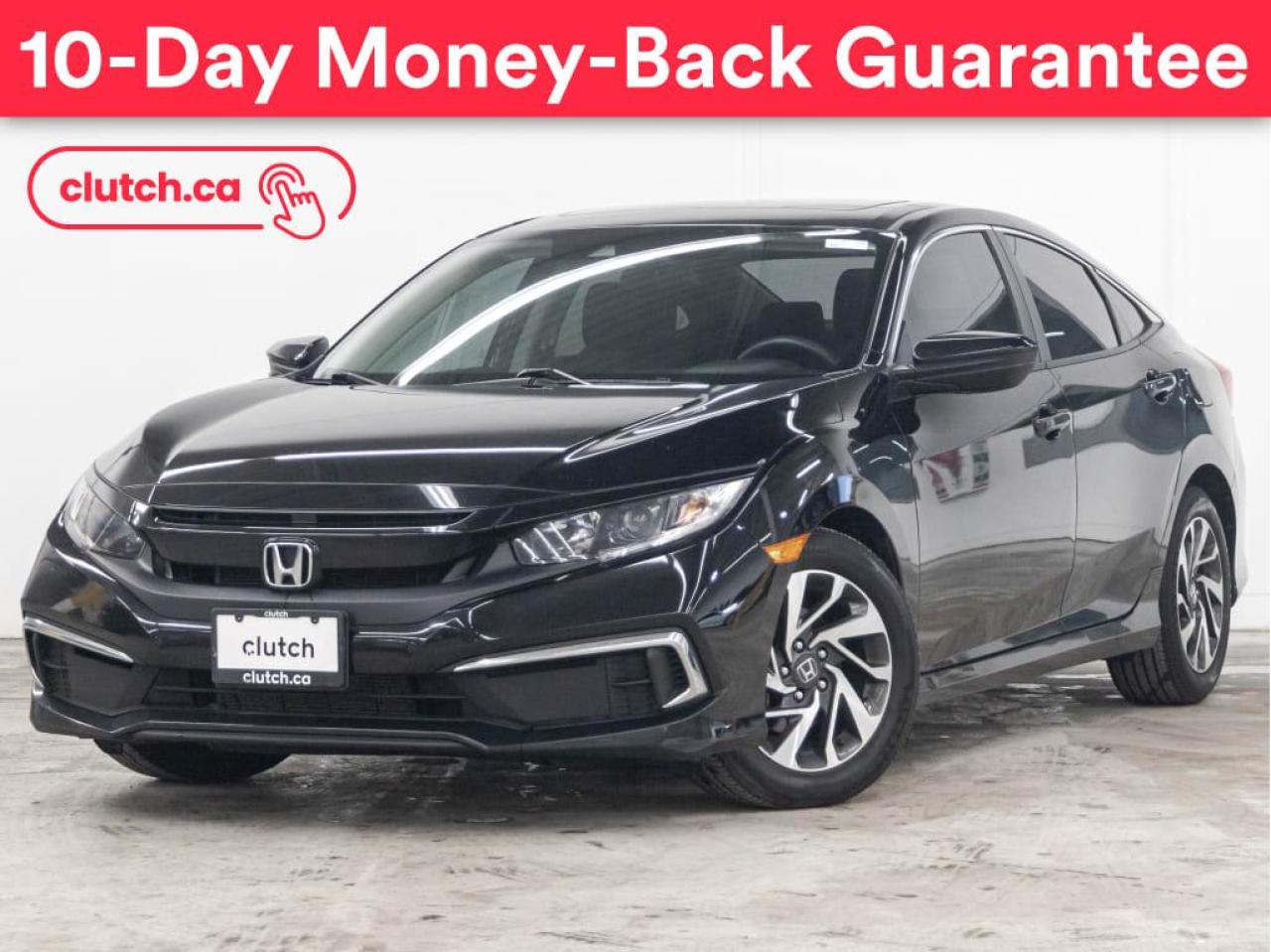 Used 2020 Honda Civic Sedan EX w/ Apple CarPlay & Android Auto, Adaptive Cruise Control, Sunroof for sale in Toronto, ON