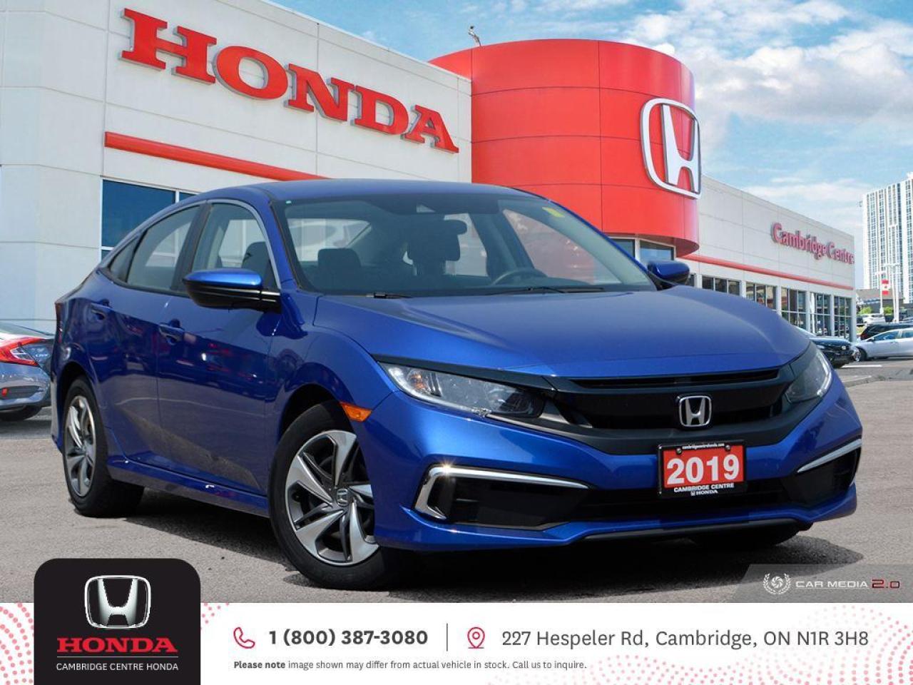 Used 2019 Honda Civic LX APPLE CARPLAY™ & ANDROID AUTO™ | HONDA SENSING TECHNOLOGIES | REARVIEW CAMERA for sale in Cambridge, ON