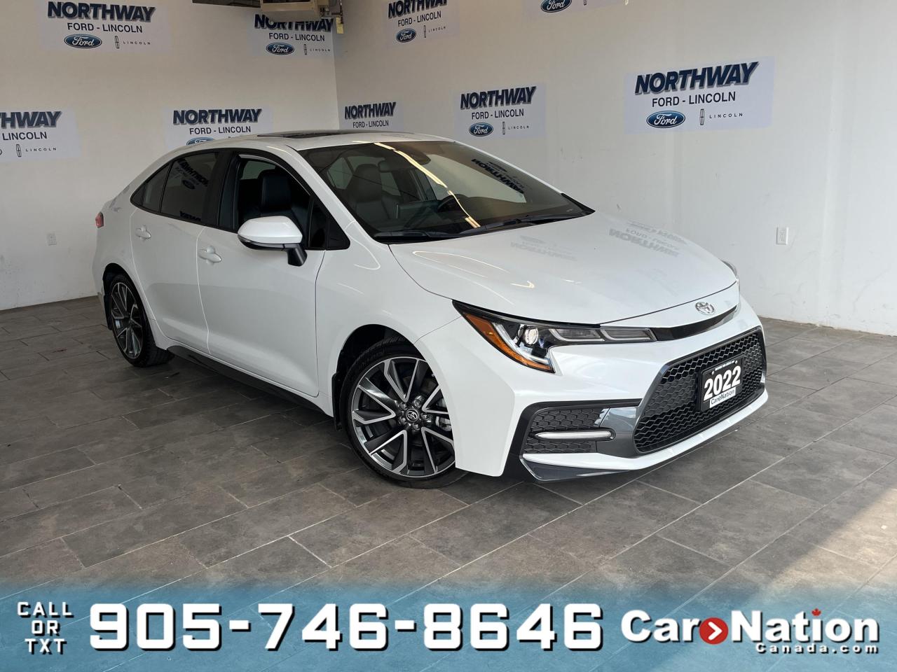 Used 2022 Toyota Corolla XSE | LEATHER | SUNROOF | NAVIGATION | 1 OWNER for sale in Brantford, ON