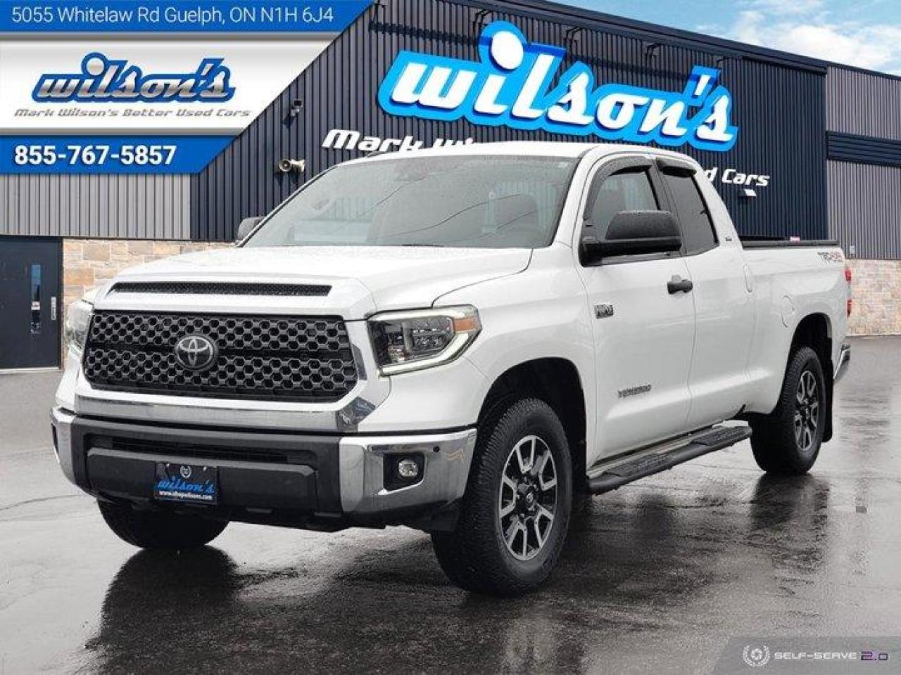 Used 2018 Toyota Tundra TRD Offroad 5.7 V8 - Navigation, Heated + Power Seat, Reverse Camera, Hard Tonneau Cover & More! for sale in Guelph, ON