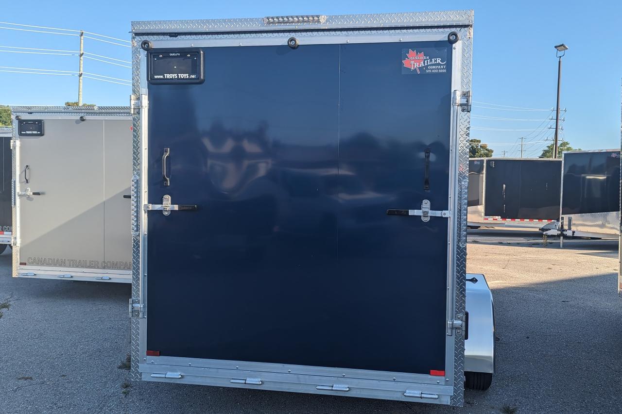 2024 Canadian Trailer Company 7x14 V Nose Cargo Trailer Aluminum Tandem Axle Photo12