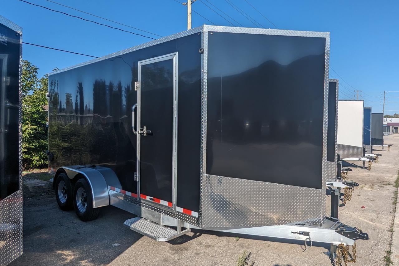 2024 Canadian Trailer Company 7x16 V-Nose Cargo Trailer Aluminum Tandem Axle Photo9