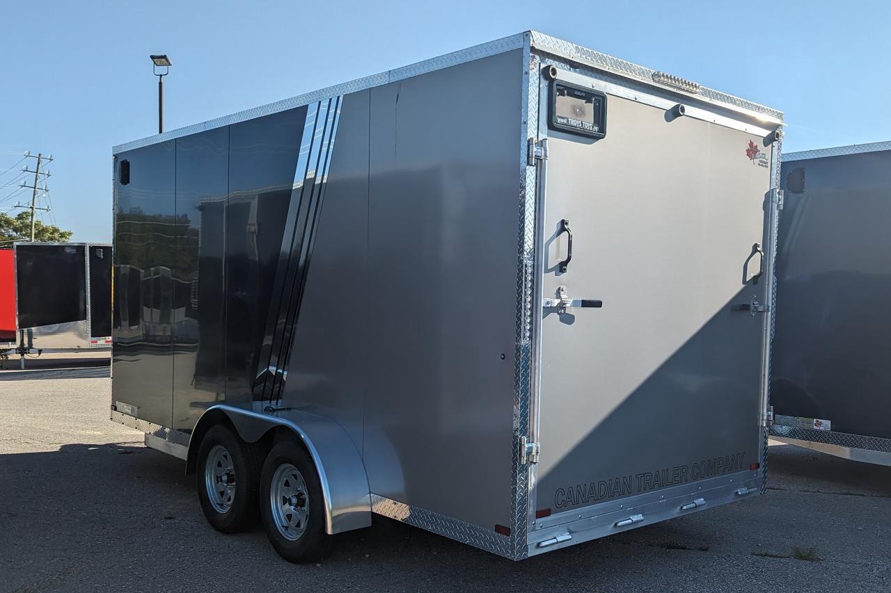 2024 Canadian Trailer Company 7x16 V-Nose Cargo Trailer Aluminum Tandem Axle