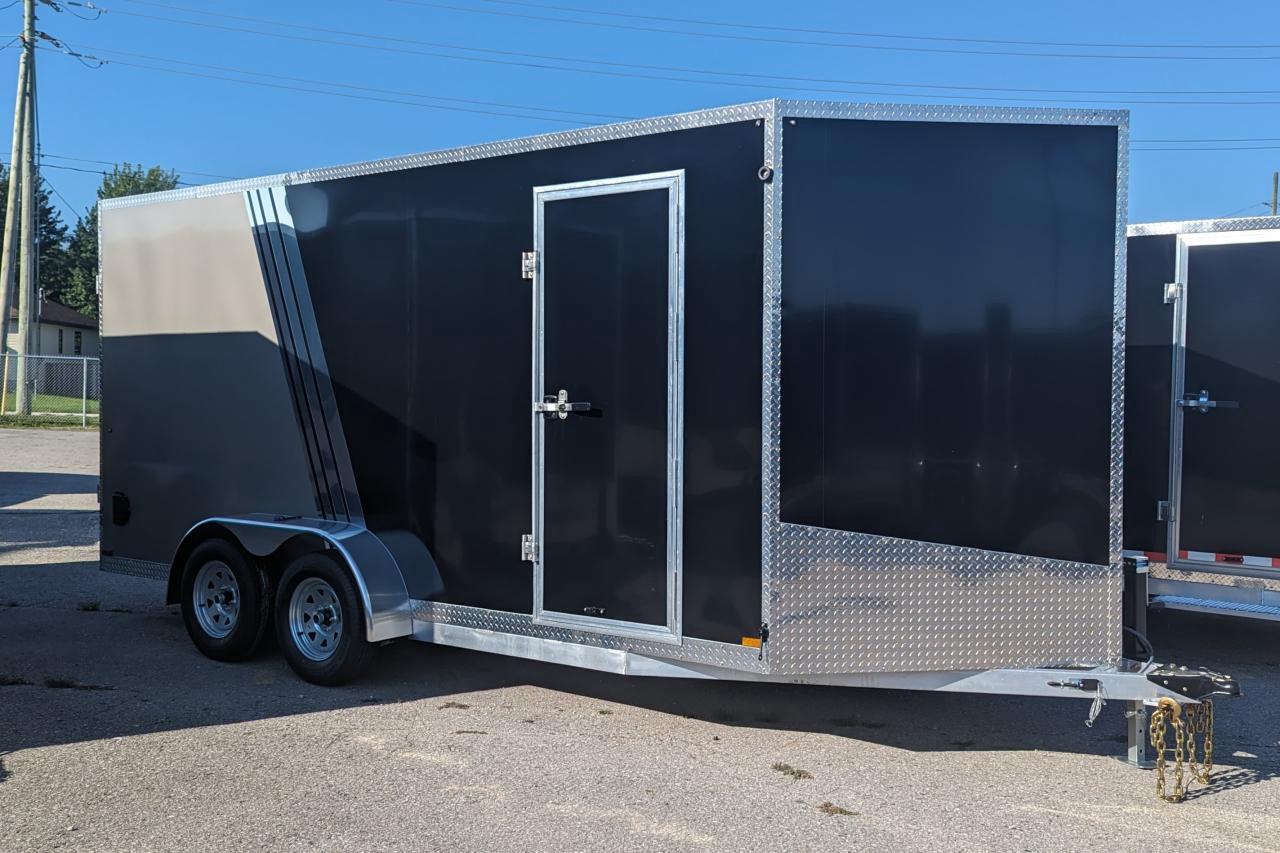 2024 Canadian Trailer Company 7x16 V-Nose Cargo Trailer Aluminum Tandem Axle