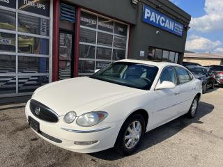 <p>HERE IS A NICE CLEAN RELIABLE 3.8L BUICK THAT LOOKS AND DRIVE GREAT SOLD CERTIFIED COME FOR TEST DRIVE OR CALL 5195706463 FOR AN APPOINTMENT .TO SEE OUR FULL INVENTORY PLS GO TO PAYCANMOTORS.CA</p>