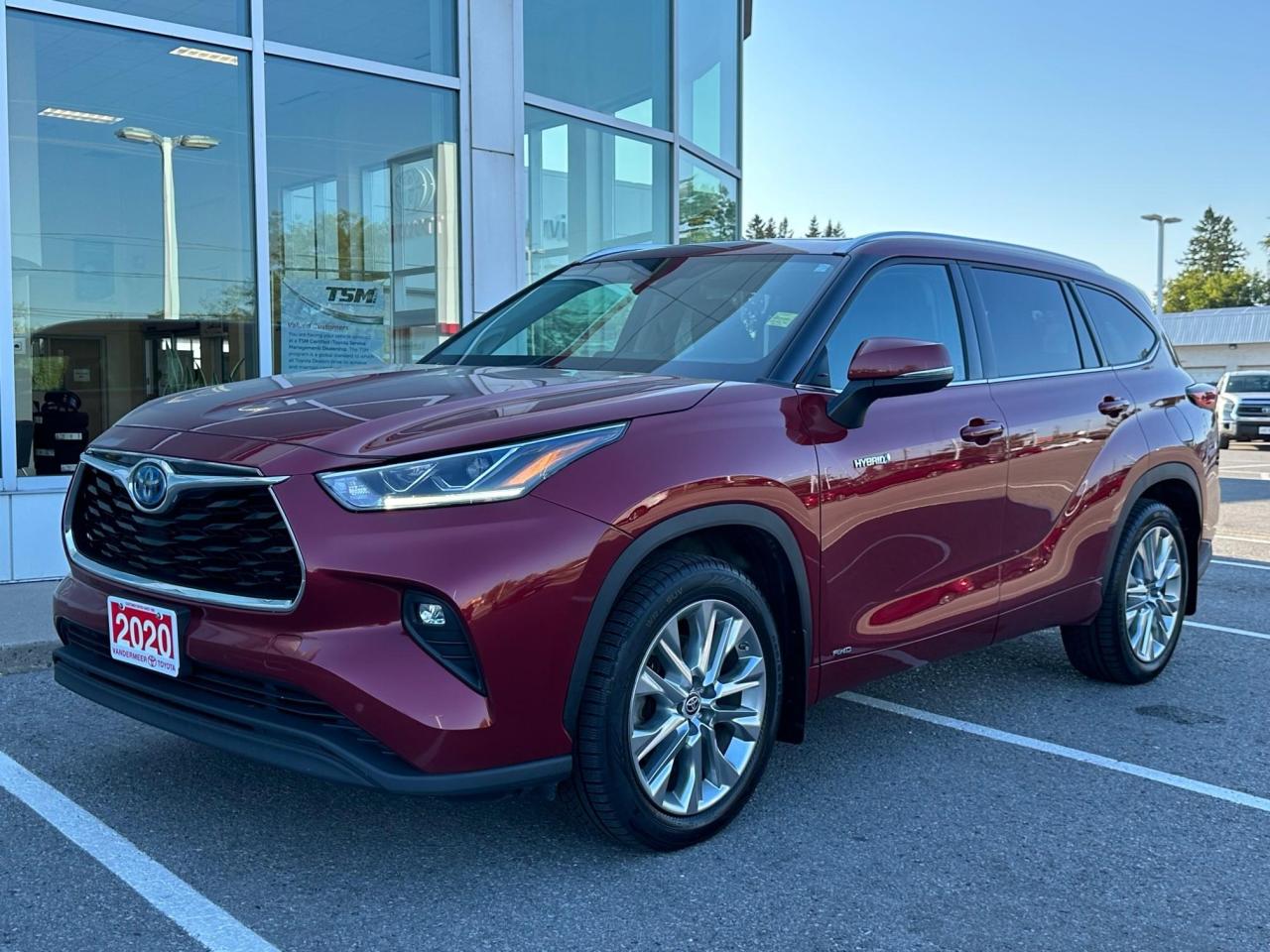 Used 2020 Toyota Highlander HYBRID Limited HYBRID LIMITED-NAVI+COOLED SEATS! for sale in Cobourg, ON