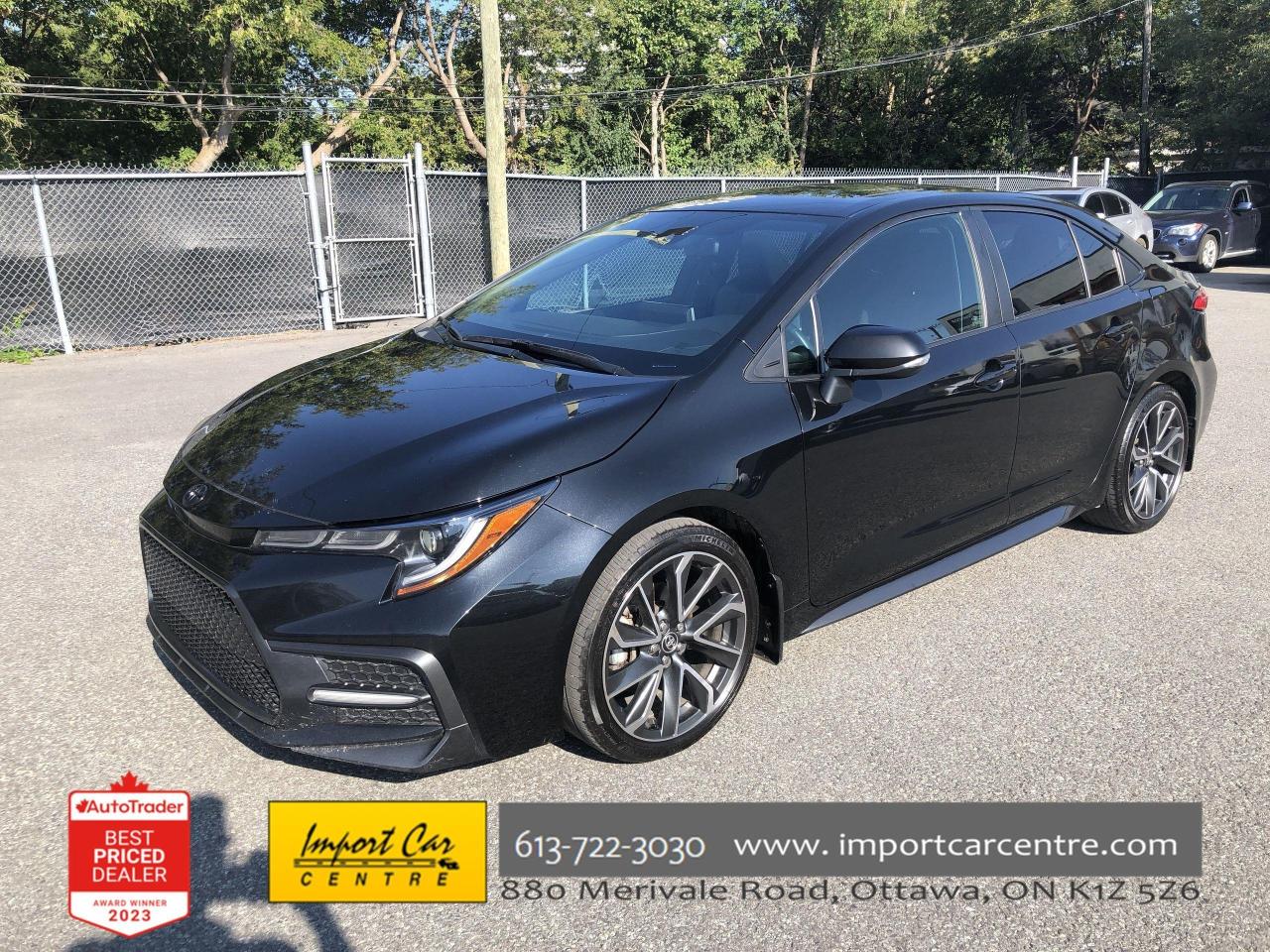 Used 2020 Toyota Corolla SE 6SPD  18 ALLOYS  HEATED SEATS  H STEERING WHEEL for sale in Ottawa, ON
