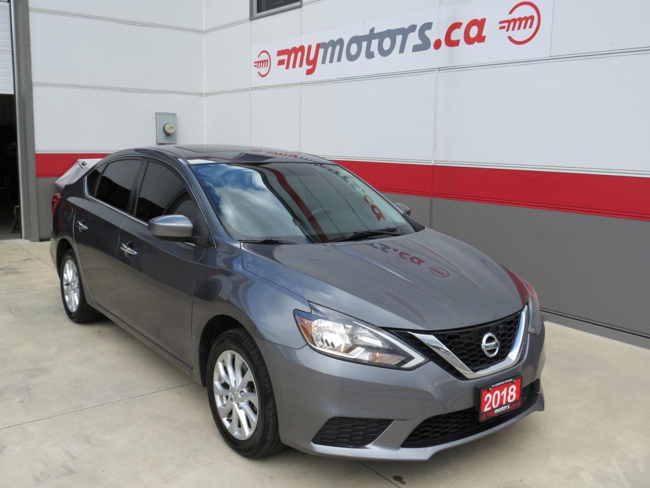 Used 2018 Nissan Sentra SV ( ** ALLOY WHEELS**HEATED SEATS**SUNROOF** ECO/SPORT MODE**CRUISE CONTROL**PUSH BUTTON START**BACKUP CAMERA**DUAL CLIMATE CONTROL**) for sale in Tillsonburg, ON