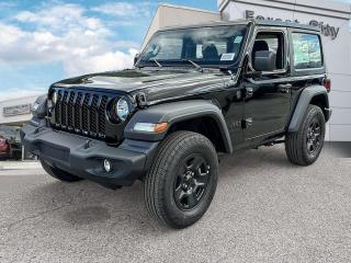 <b>Wi-Fi Hotspot,  Tow Equipment,  Fog Lamps,  Cruise Control,  Rear Camera!</b><br> <br>   A product of tireless innovation and timeless style, this 2024 Wrangler exhilarates with toughness, reliability, and proven capability. <br> <br>No matter where your next adventure takes you, this Jeep Wrangler is ready for the challenge. With advanced traction and handling capability, sophisticated safety features and ample ground clearance, the Wrangler is designed to climb up and crawl over the toughest terrain. Inside the cabin of this Wrangler offers supportive seats and comes loaded with the technology you expect while staying loyal to the style and design youve come to know and love.<br> <br> This black SUV  has an automatic transmission and is powered by a  270HP 2.0L 4 Cylinder Engine.<br> <br> Our Wranglers trim level is Sport. This off-road icon in the Sport trim comes standard with tow equipment that includes trailer sway control, front and rear tow hooks, front fog lamps, and a manual convertible top with fixed rollover protection. Occupants are treated front and rear illuminated cupholders, air conditioning, an 8-speaker audio system, and a 12.3-inch infotainment screen powered by Uconnect 5W, with smartphone integration and mobile hotspot internet access. Additional features include cruise control, a rearview camera, and even more. This vehicle has been upgraded with the following features: Wi-fi Hotspot,  Tow Equipment,  Fog Lamps,  Cruise Control,  Rear Camera. <br><br> View the original window sticker for this vehicle with this url <b><a href=http://www.chrysler.com/hostd/windowsticker/getWindowStickerPdf.do?vin=1C4PJXAN2RW156629 target=_blank>http://www.chrysler.com/hostd/windowsticker/getWindowStickerPdf.do?vin=1C4PJXAN2RW156629</a></b>.<br> <br>To apply right now for financing use this link : <a href=https://www.forestcitydodge.ca/finance-center/ target=_blank>https://www.forestcitydodge.ca/finance-center/</a><br><br> <br/> 6.99% financing for 96 months.  Incentives expire 2023-10-02.  See dealer for details. <br> <br><br> Forest City Dodge proudly serves clients in London ON, St. Thomas ON, Woodstock ON, Tilsonburg ON, Strathroy ON, and the surrounding areas. Formerly known as Southwest Chrysler, Forest City Dodge has become a local automotive leader that takes pride in providing a transparent car buying experience and exceptional customer service throughout the dealership. </br>

<br> If you are looking to finance a vehicle, our finance department are seasoned professionals in ensuring that you get financing options that fits your budget and lifestyle. Regardless of your credit situation, our finance team will work hard to get you approved for a vehicle youre comfortable with in no time. We also offer a dedicated service department thats always ready to attend your needs. Our factory trained technicians will help keep your vehicle in the best shape possible so that your vehicle gets the most out of its lifespan. </br>

<br> We have a strong and committed team with many years of experience satisfying our customers needs. Feel free to browse our inventory online, request more information about our vehicles, or inquire about financing. Visit us today at or contact us now with any questions or concerns! </br>
<br> Come by and check out our fleet of 80+ used cars and trucks and 200+ new cars and trucks for sale in London.  o~o