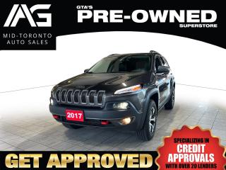 Used 2017 Jeep Cherokee Trailhawk - 4WD - Leather - Navigation - No Accidents - Warranty for sale in North York, ON