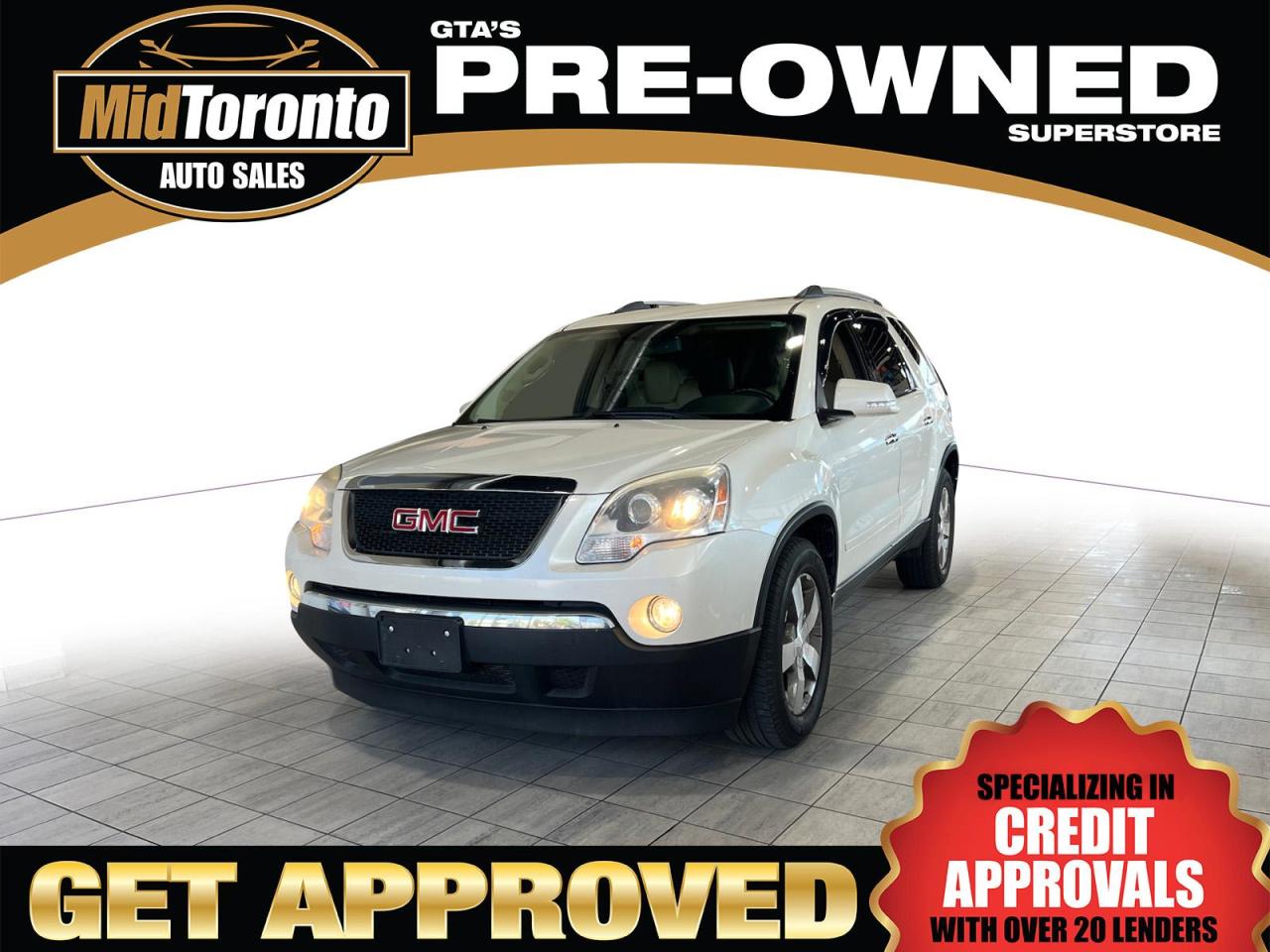 Used 2012 GMC Acadia SLT - AWD - No Accidents - Power Sun Roof - Leather - AC - Power Seats - Certified for sale in North York, ON
