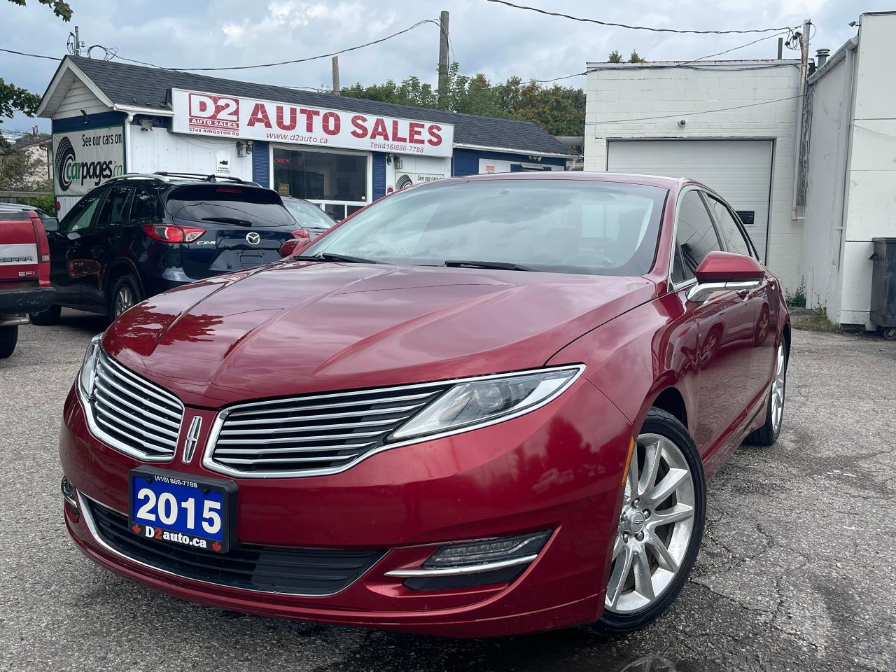 2015 Lincoln MKZ KEYLESS/LUXURY CAR/BT/ATTRACTIVE COLOR/CERTIFIED