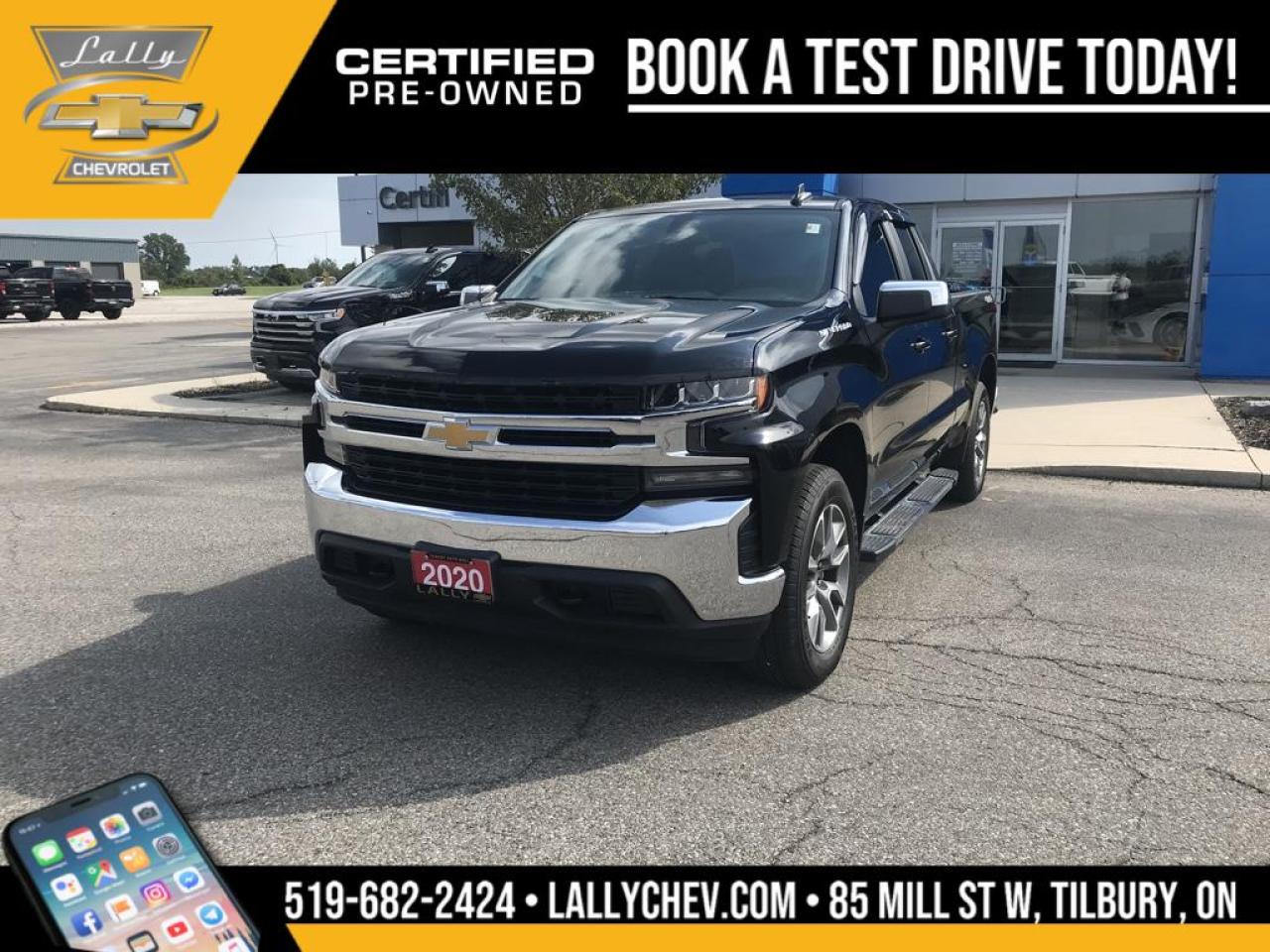 Used 2020 Chevrolet Silverado 1500 LT 1500 4D DOUBLE CAB AND LOW KM'S !!!! for sale in Tilbury, ON