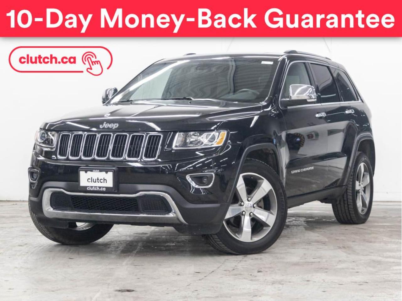 Used 2015 Jeep Grand Cherokee Limited w/ Uconnect 5, Bluetooth, Backup Cam, Sunroof for sale in Toronto, ON
