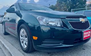 Used 2014 Chevrolet Cruze 1LT, CruiseControl ,Bluetooth ,Chilled A/C, low kms for sale in Scarborough, ON