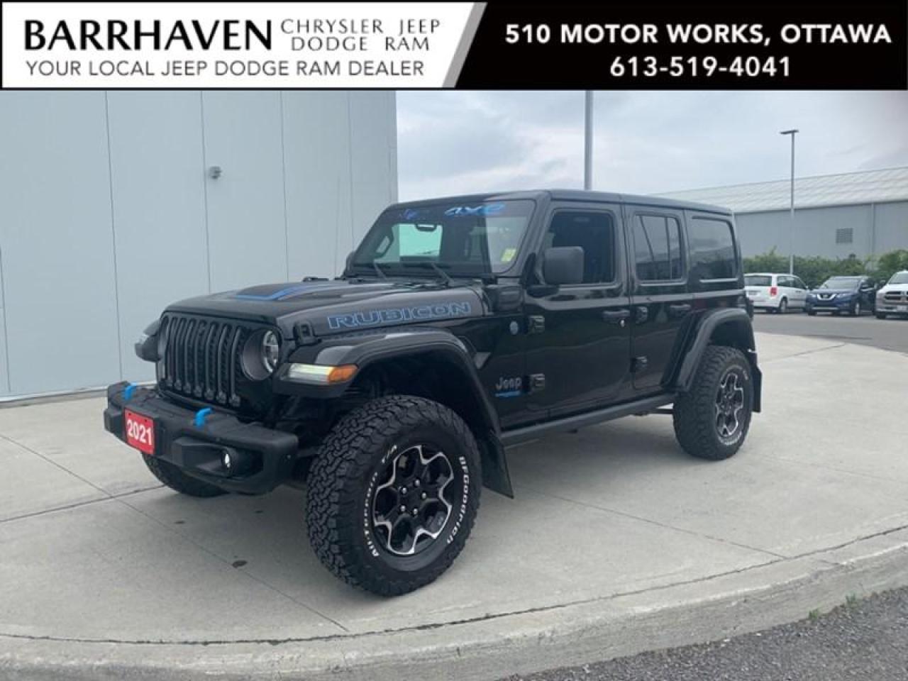 Used 2021 Jeep Wrangler Unlimited 4xe Unlimited Rubicon 4x4 for sale in Ottawa, ON