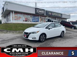 Used 2021 Nissan Versa SV  CAM LANE-DEP APPLE-CP HTD-SEATS for sale in St. Catharines, ON