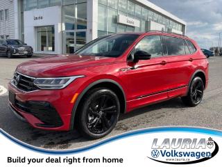 IN STOCK NOW!<br><br>Only $159 Weekly with $0 Down payment!<br><br>Get ready to make family life look all too easy in our most adaptable SUVW yet.  With a standard turbocharged engine, available R-Line styling in two distinct options, and standard 4Motion All-Wheel Drive, the Tiguan is as fun to drive as it is to look at.<br>This is a fantastic time to lease a new Volkswagen – ask for details today!<br>Inventory in arriving with lots more on the way – reserve your VW today!<br>The Comfortline R-Line Black Edition includes Comfortline equipment plus: Park Distance Control (front and rear sensors), panoramic power sunroof, 19” Valencia black alloy wheels 8.5 J x 19, all season tires, 255/45 R19 100H, R-Line exterior design with black styling elements, aluminum door sills, with “R-Line” logo, brushed stainless steel pedals, black headliner, interior ambient lighting, customizable up to 30 colours, optional Third Row Package: third row seats (7 seats total), Third row floor mats and much more!<br>We're looking for trade-ins and the pre-owned market has never been hotter - take advantage and trade up your vehicle today!!<br>Ask about the VW Loyalty Bonus, Graduate Program, and Lease Pull Ahead programs for even more possible savings!<br>Shop right from Home - Just click BUILD YOUR DEAL to customize payments, appraise your trade, apply for financing, and even leave your deposit!<br><br>Port Hope’s Lauria Volkswagen is a family-run dealership serving Cobourg, Northumberland, and the entire Central Ontario region.<br>Lauria Volkswagen is proud to combine our no-pressure, customer first philosophy with the fun and exciting vehicles you have come to expect from Volkswagen.<br><br>All-in pricing – prices include everything but taxes and licensing.<br>Financing example: Vehicle price is $10,000 financed over 84mo. term @ 4.9% APR. $0 Down payment. Cost of borrowing is $2,107.87. OAC. Plus taxes. Please call for more details.<br>Premium German Engineered Vehicles at Surprisingly Affordable Prices. That’s the Lauria Volkswagen Promise.<br><br>