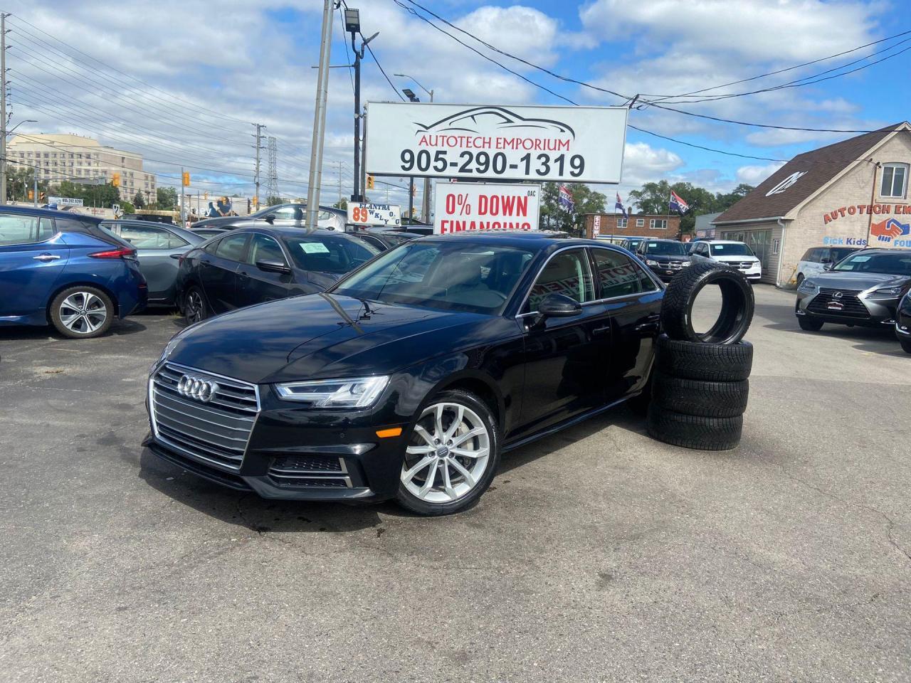 Used 2018 Audi A4 Progressiv AWD Quattro Navigation/Sunroof/Extra Winter tires set for sale in Mississauga, ON