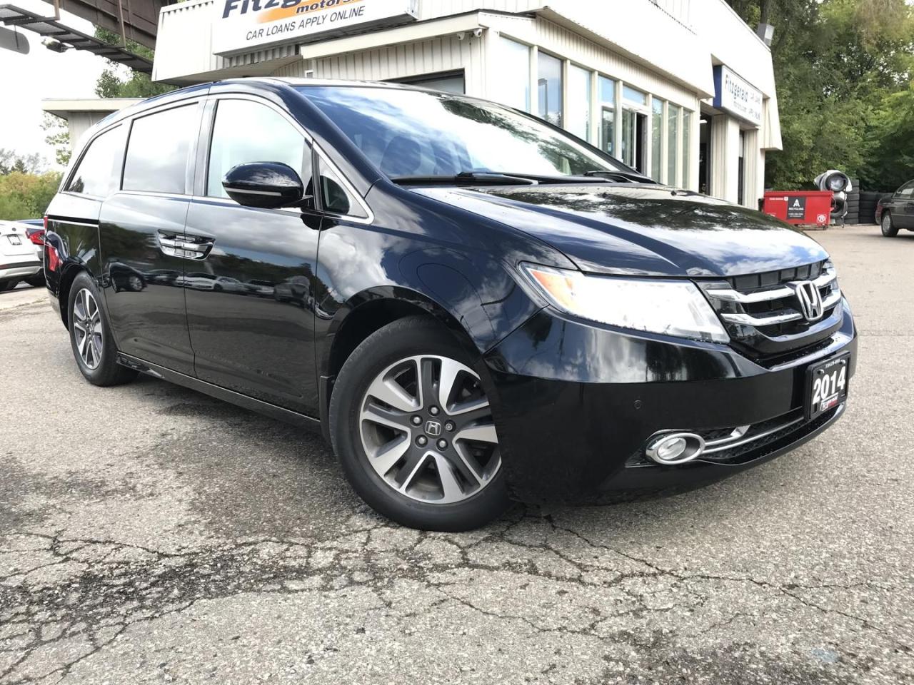 Used 2014 Honda Odyssey Touring - LEATHER! NAV! BACK-UP CAM! BSM! DVD! 8 PASS! for sale in Kitchener, ON