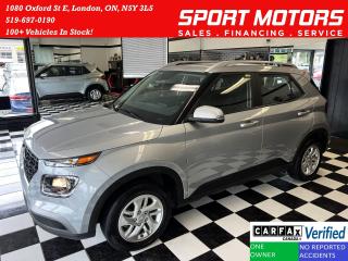 Used 2021 Hyundai Venue Preferred+Lane Keep+BSM+Remote Start+Clean Carfax for sale in London, ON