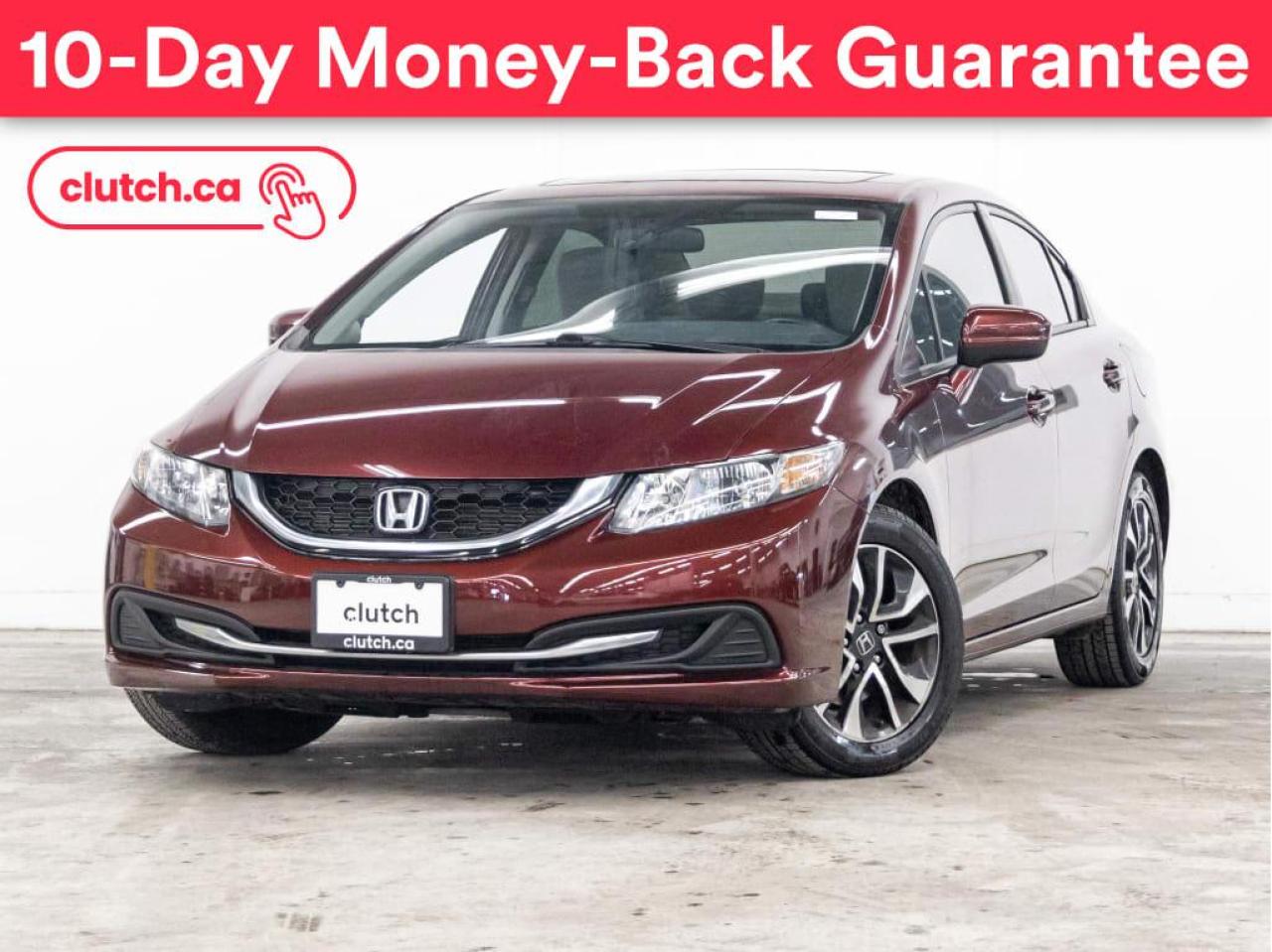Used 2014 Honda Civic Sedan EX w/ Honda LaneWatch, Sunroof, Backup Cam for sale in Toronto, ON
