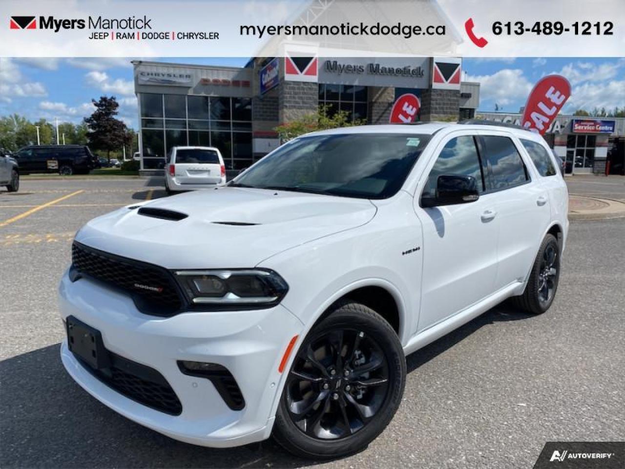 New 2023 Dodge Durango R/T  -  Sunroof -  Cooled Seats - $242.71 /Wk for sale in Ottawa, ON