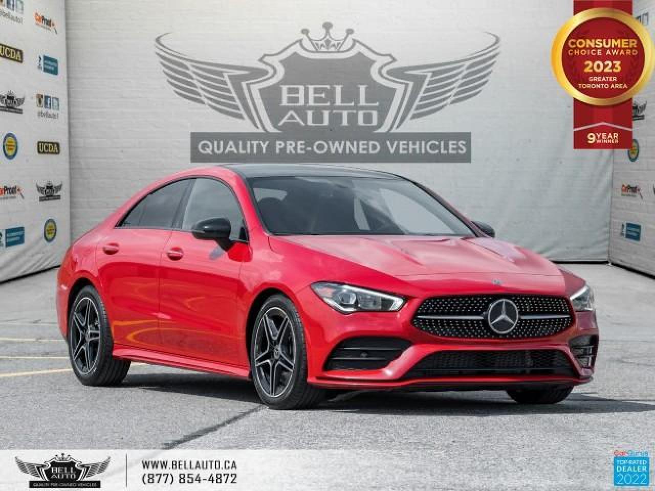 Used 2020 Mercedes-Benz CLA-Class CLA 250, AMGPkg, AWD, Pano, BackUpCam, AmbientLight, KeylessGo, NoAccident for sale in Toronto, ON