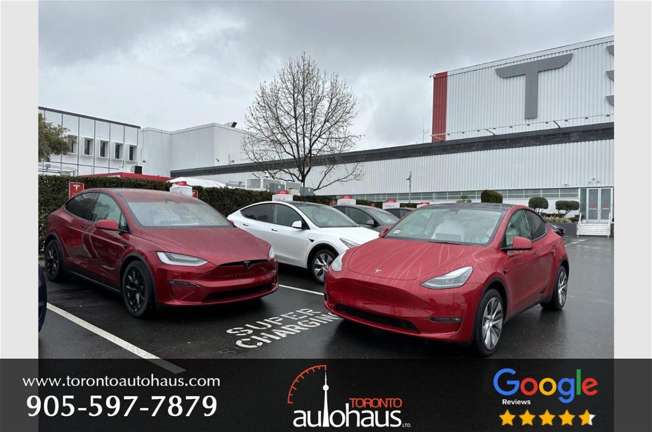 Used 2021 Tesla Model Y STANDARD I WHITE INTERIOR for sale in Concord, ON
