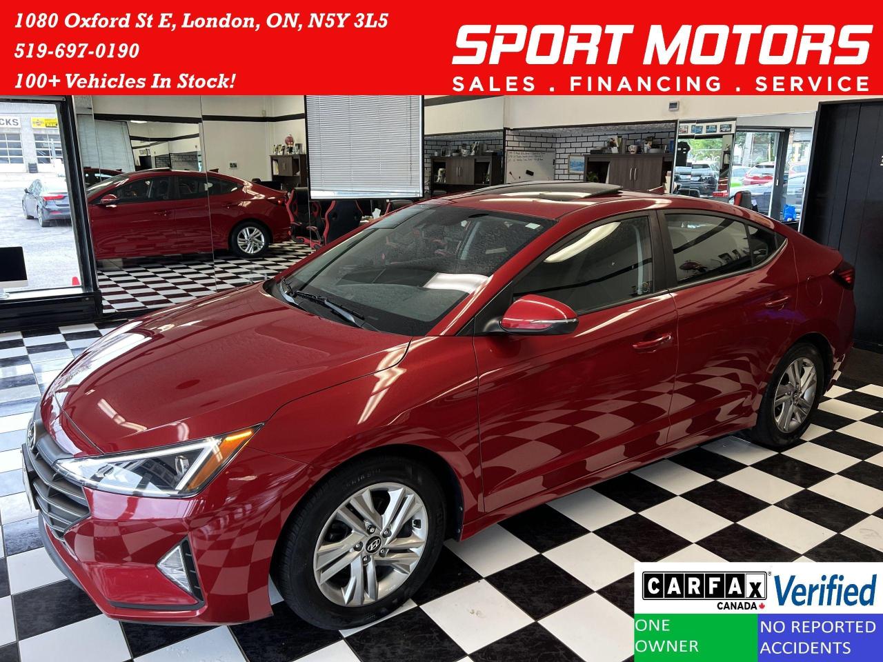 Used 2019 Hyundai Elantra Preferred W/Sun & Safety+Lane Keep+CLEAN CARFAX for sale in London, ON