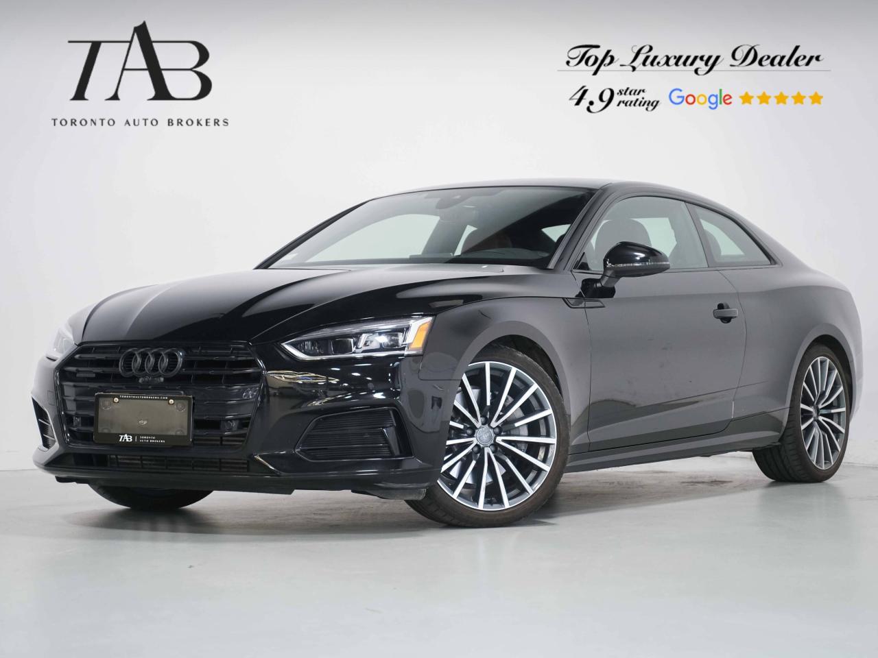 Used 2018 Audi A5 Coupe 2.0 TFSI | TECHNIK | RED LEATHER | BLACK OPTICS for sale in Vaughan, ON