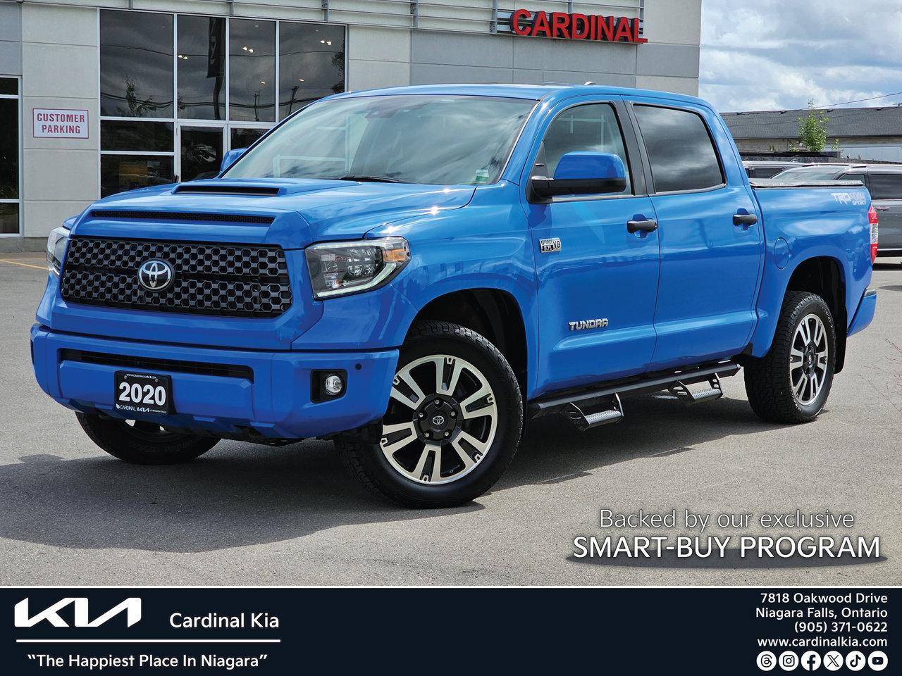 Used 2020 Toyota Tundra 4X4, Bluetooth, Heated Seats, Parking Sensors, for sale in Niagara Falls, ON