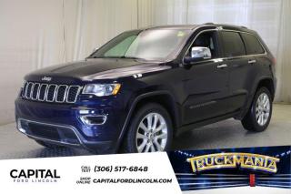 Used 2017 Jeep Grand Cherokee Limited 4WD **V6, Leather, Sunroof, Heated Seats** for sale in Regina, SK