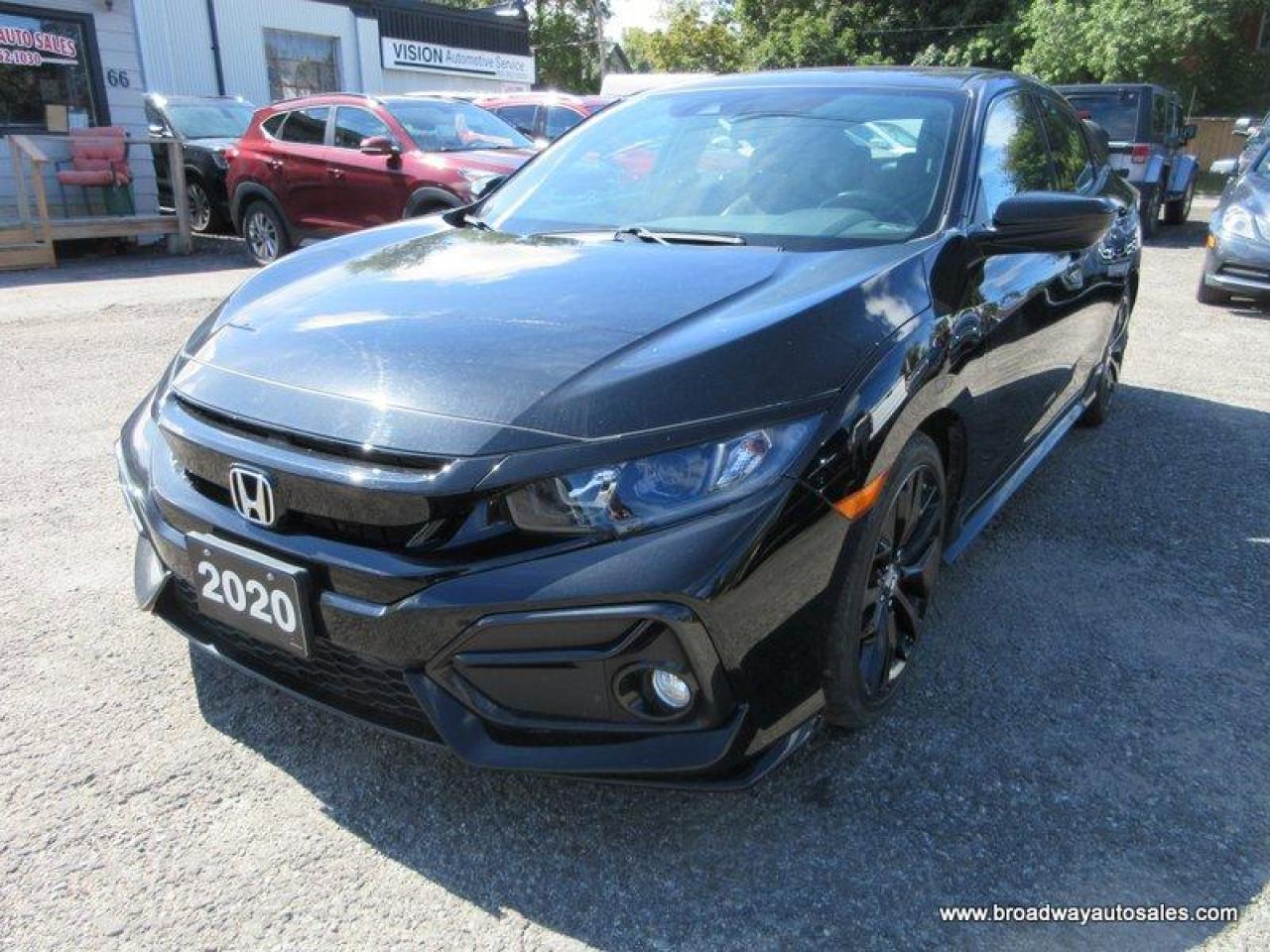 Used 2020 Honda Civic 6-SPEED-MANUAL SPORT-HATCH-EDITION 5 PASSENGER 2.0L - TURBO.. ECON-MODE.. HEATED SEATS.. POWER SUNROOF.. BACK-UP CAMERA.. BLUETOOTH SYSTEM.. for sale in Bradford, ON