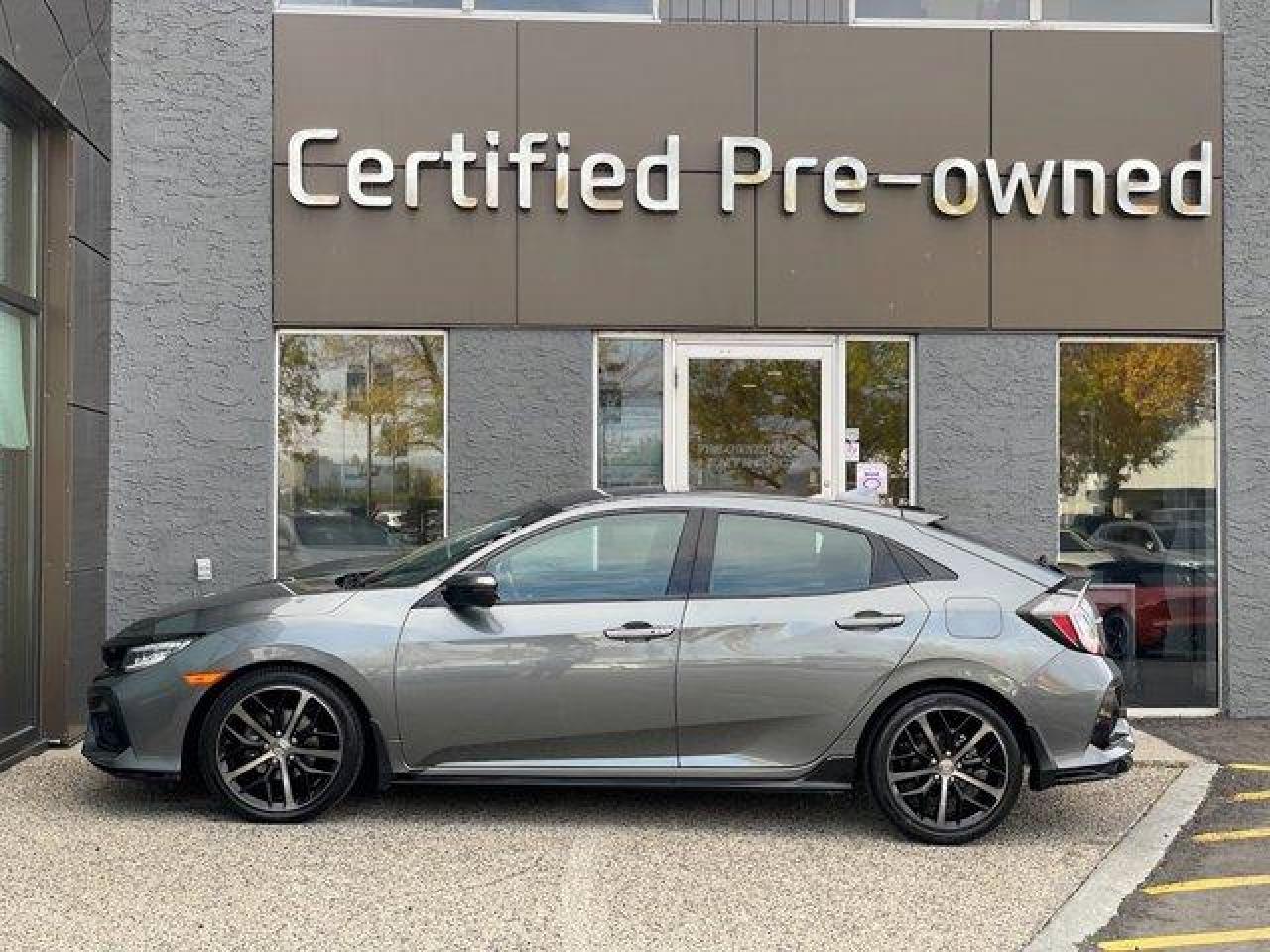 Used 2020 Honda Civic Hatchback SPORT TOURING w/ LEATHER / TURBO / SUNROOF for sale in Calgary, AB