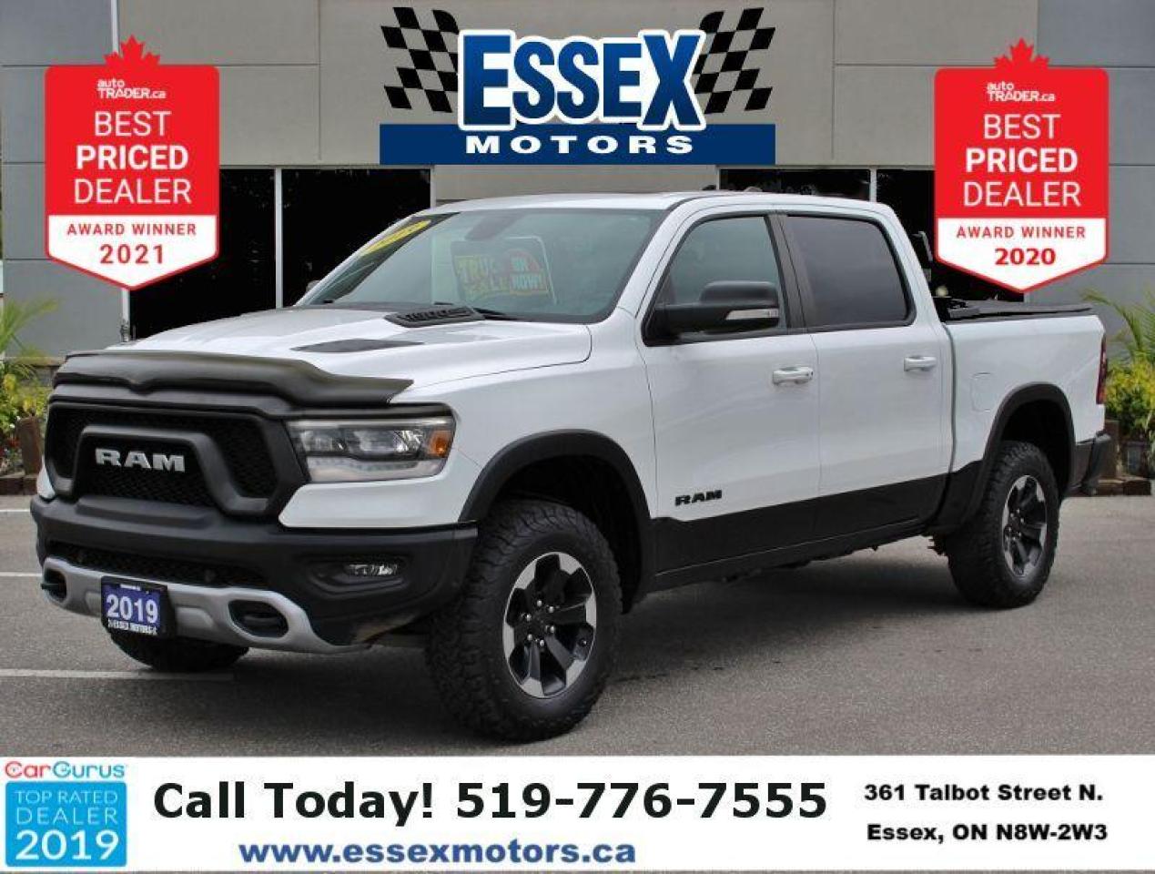 2019 RAM 1500 Rebel*Hemi 4x4*Heated Leather*Moon Roof*CarPlay
