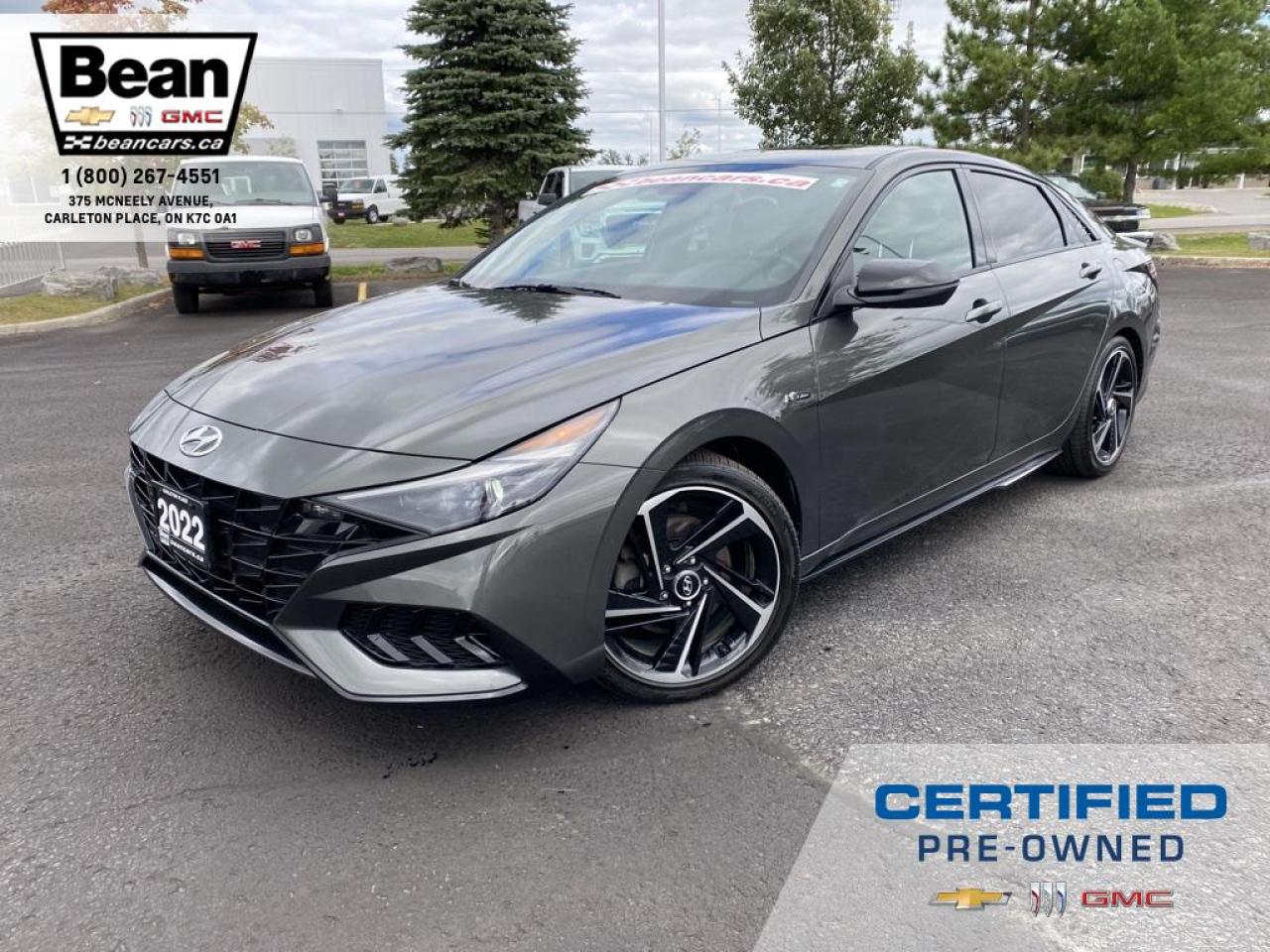 Used 2022 Hyundai Elantra N Line 1.6L V4 HEATED SEATS AND STEERING WHEEL WITH SUNROOF for sale in Carleton Place, ON