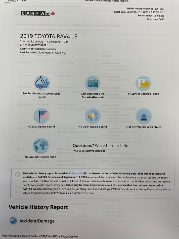 2019 Toyota RAV4 AWD LE NO ACCIDENT BLUE TOOTH CAMERA NEW F BRAKES - Photo #17