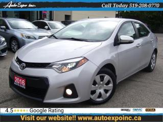 Used 2016 Toyota Corolla S,Auto,A/C,Key Less,Backup Camera,Bluetooth,Safety for sale in Kitchener, ON