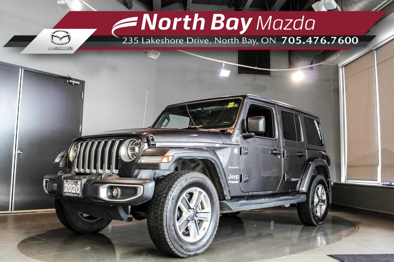 Used 2020 Jeep Wrangler Unlimited Sahara 4X4 - Alpine Sound - Navigation - Leather Interior for sale in North Bay, ON