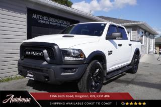 The 2022 RAM Warlock boasts a distinctive exterior, featuring a blacked-out grille with bold RAM lettering, semi-gloss black aluminum wheels, and powder-coated front and rear bumpers. equipped with the Uconnect infotainment system, featuring a user-friendly touchscreen interface. It also supports Apple CarPlay and Android Auto, ensuring seamless smartphone integration for navigation, music, and more. blind-spot monitoring, rear cross-traffic alert, and forward collision warning, and so much more! This vehicle comes with only 11,000KM on it, it has a large balance of RAM manufacturer warranty remaining along with a clean carfax report! <p>**PLEASE CALL TO BOOK YOUR TEST DRIVE! THIS WILL ALLOW US TO HAVE THE VEHICLE READY BEFORE YOU ARRIVE. THANK YOU!**</p>

<p>The above advertised price and payment quote are applicable to finance purchases. <strong>Cash pricing is an additional $699. </strong> We have done this in an effort to keep our advertised pricing competitive to the market. Please consult your sales professional for further details and an explanation of costs. <p>

<p>WE FINANCE!! Click through to AUTOHOUSEKINGSTON.CA for a quick and secure credit application!<p><strong>

<p><strong>All of our vehicles are ready to go! Each vehicle receives a multi-point safety inspection, oil change and emissions test (if needed). Our vehicles are thoroughly cleaned inside and out.<p>

<p>Autohouse Kingston is a locally-owned family business that has served Kingston and the surrounding area for more than 30 years. We operate with transparency and provide family-like service to all our clients. At Autohouse Kingston we work with more than 20 lenders to offer you the best possible financing options. Please ask how you can add a warranty and vehicle accessories to your monthly payment.</p>

<p>We are located at 1556 Bath Rd, just east of Gardiners Rd, in Kingston. Come in for a test drive and speak to our sales staff, who will look after all your automotive needs with a friendly, low-pressure approach. Get approved and drive away in your new ride today!</p>

<p>Our office number is 613-634-3262 and our website is www.autohousekingston.ca. If you have questions after hours or on weekends, feel free to text Kyle at 613-985-5953. Autohouse Kingston  It just makes sense!</p>

<p>Office - 613-634-3262</p>

<p>Kyle Hollett (Sales) - Extension 104 - Cell - 613-985-5953; kyle@autohousekingston.ca</p>

<p>Joe Purdy (Finance) - Extension 103 - Cell  613-453-9915; joe@autohousekingston.ca</p>

<p>Brian Doyle (Sales and Finance) - Extension 106 -  Cell  613-572-2246; brian@autohousekingston.ca</p>

<p>Bradie Johnston (Director of Awesome Times) - Extension 101 - Cell - 613-331-1121; bradie@autohousekingston.ca</p>