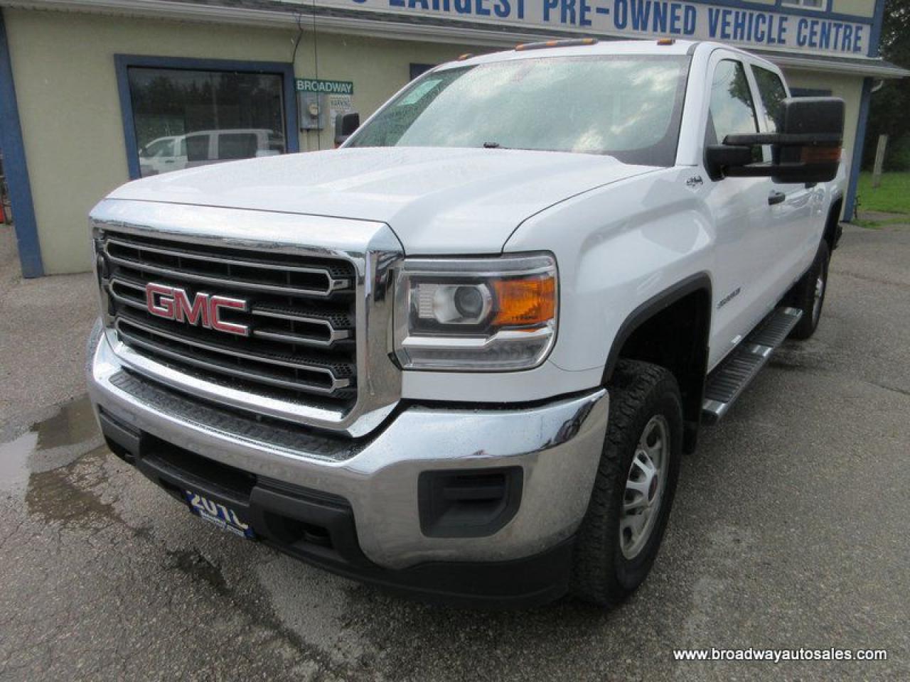 Used 2018 GMC Sierra 2500 3/4 TON SL-MODEL 6 PASSENGER 6.0L - V8.. 4X4.. CREW-CAB.. 6.6-BOX.. BACK-UP CAMERA.. TRAILER BRAKE.. BLUETOOTH SYSTEM.. KEYLESS ENTRY.. for sale in Bradford, ON