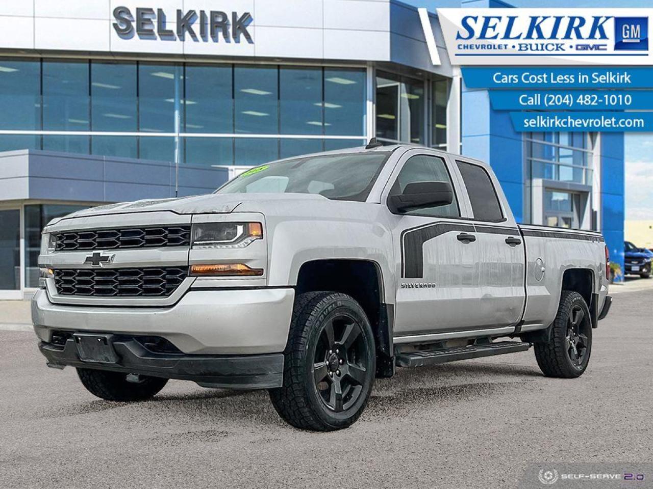 Used 2018 Chevrolet Silverado 1500 Custom | LOCAL TRADE | LOW KM | SPRAY IN BOX LINER | for sale in Selkirk, MB