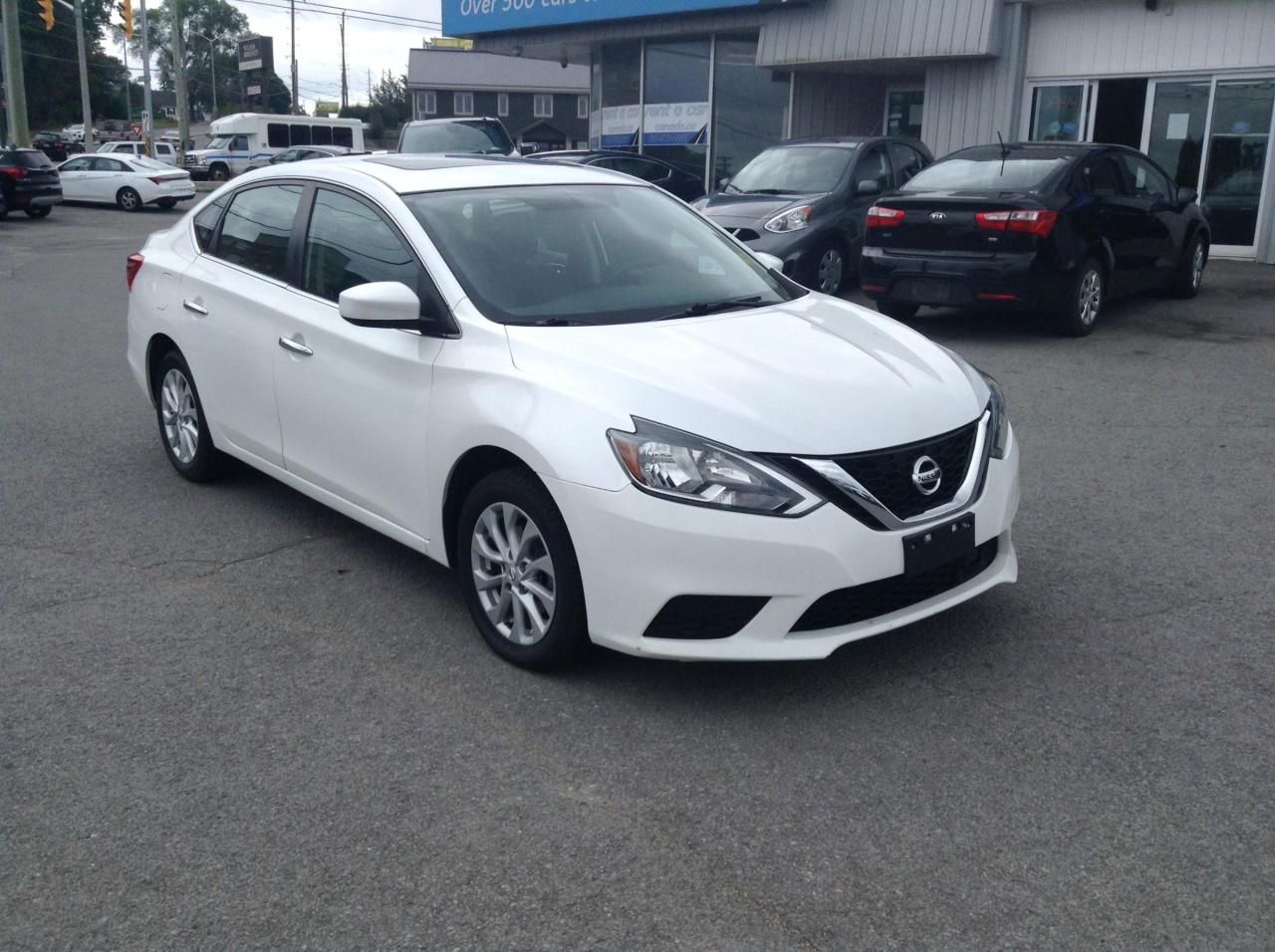 Used 2019 Nissan Sentra 1.8 SV ALLOYS. SUNROOF. AUTO-START. HEATED SEATS. BACKUP CAM. BLUETOOTH. A/C. PWR GROUP. CRUISE. for sale in Kingston, ON