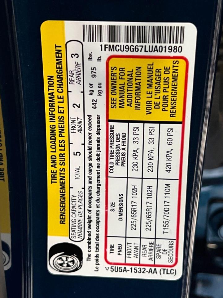 2020 Ford Escape SE AWD+Adaptive Cruise+Remote Start+CLEAN CARFAX - Photo #49